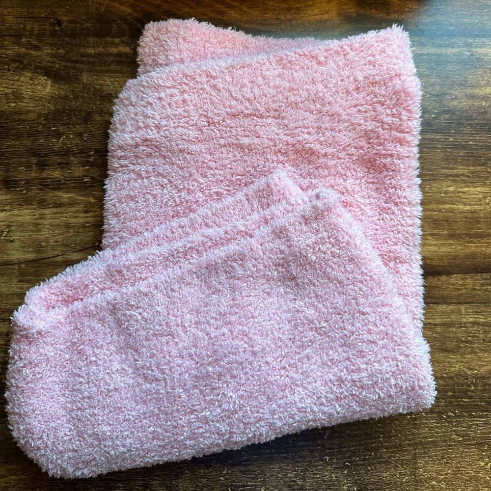 colsie Fuzzy pink Bike shorts